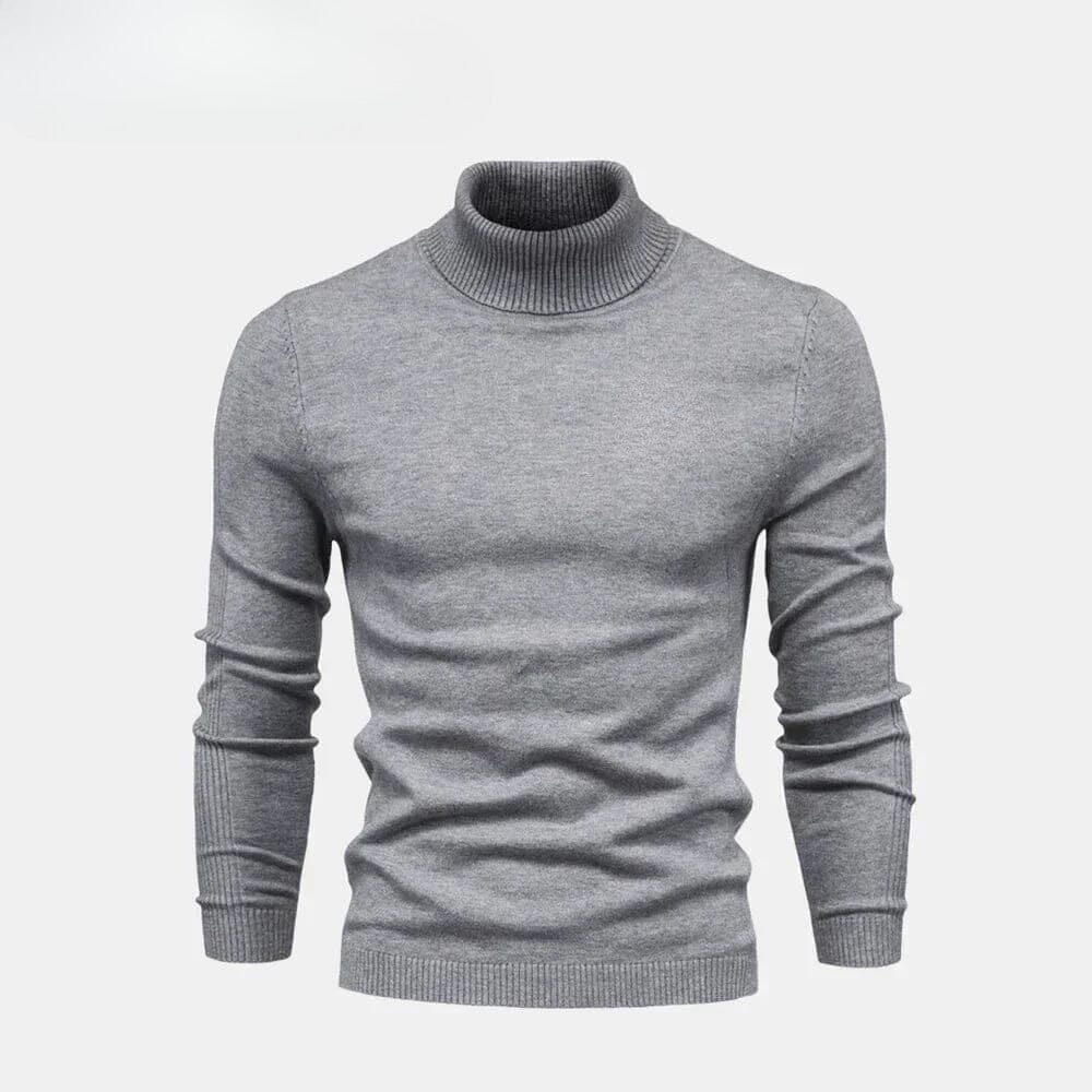 Suéter De Lana De Cuello Alto Con Tejido De Cable Regata 